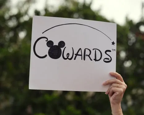 Hundreds Protest Outside Mickey Mouse Company Corporate Offices Over ‘Anti-Free Speech’ Jimmy Kimmel Suspension